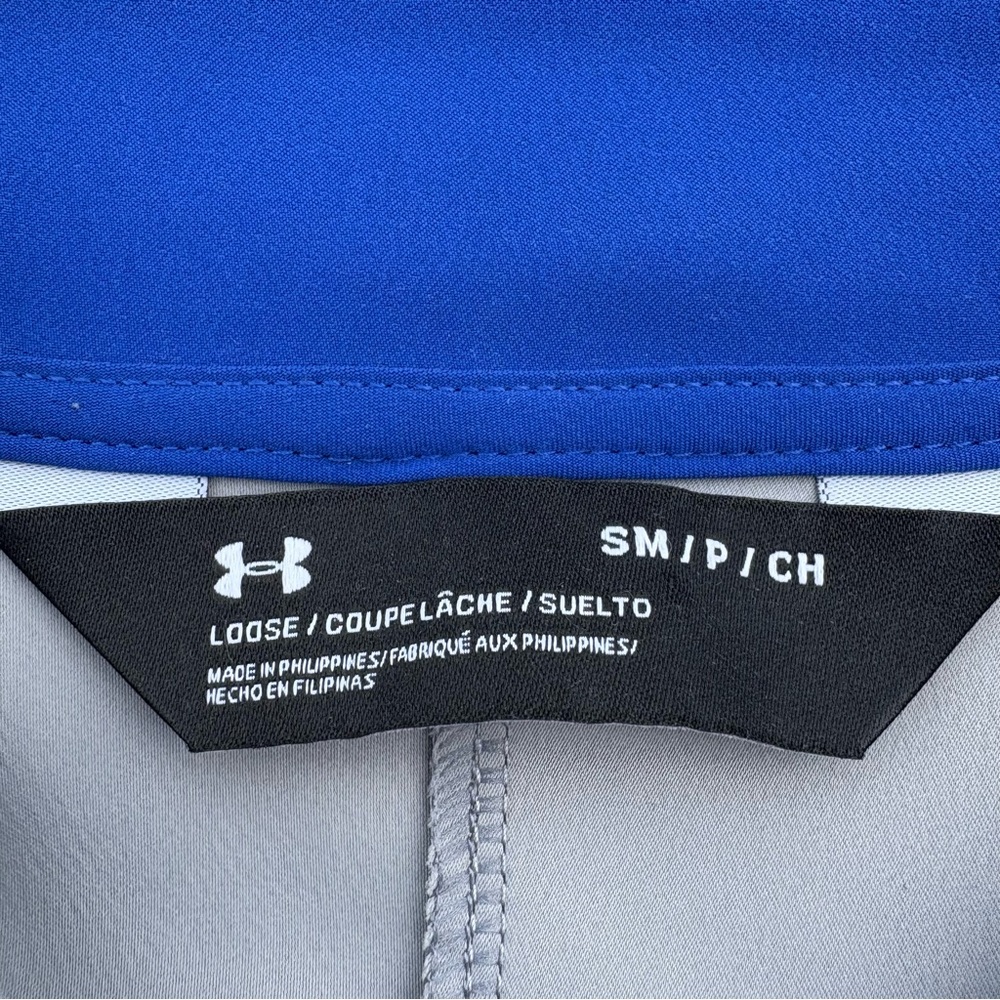 Under Armour Men's Blue and Light Gray Polo - Picture 5 of 6
